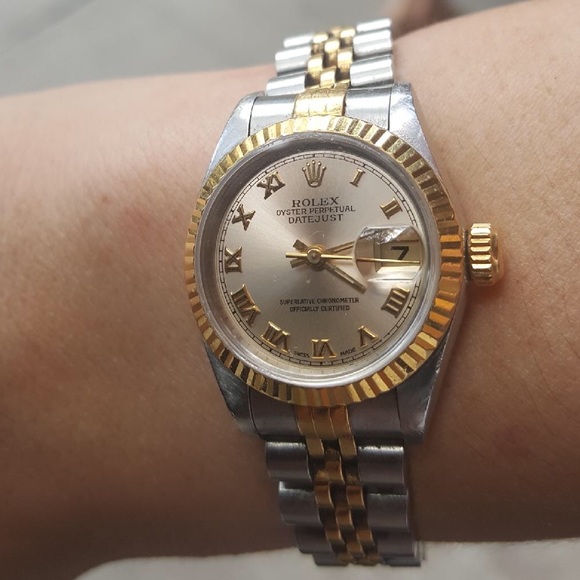 Rolex Accessories - ROLEX Oyster Perpetual Date Just Lady Watch